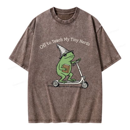 Pagewings Back to School Unisex Washed T-shirt