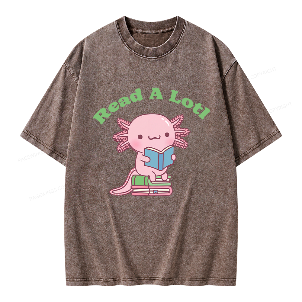 Pagewing Read A Lotl Unisex Washed T-shirt