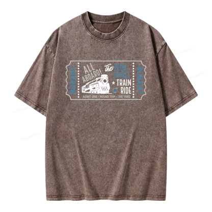 Pagewing Sci Fi Books Lover Unisex Washed T-shirt