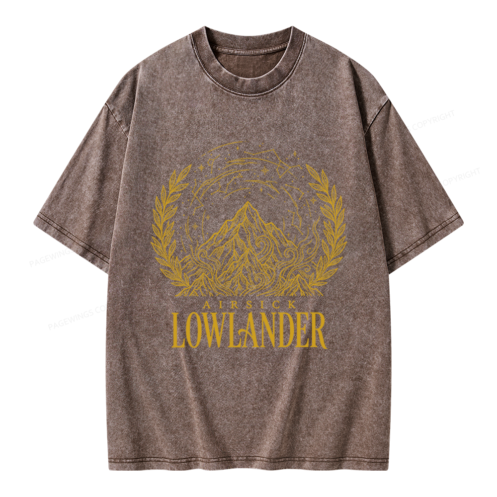 Pagewings Fantasy Books Lover Unisex Washed T-shirt