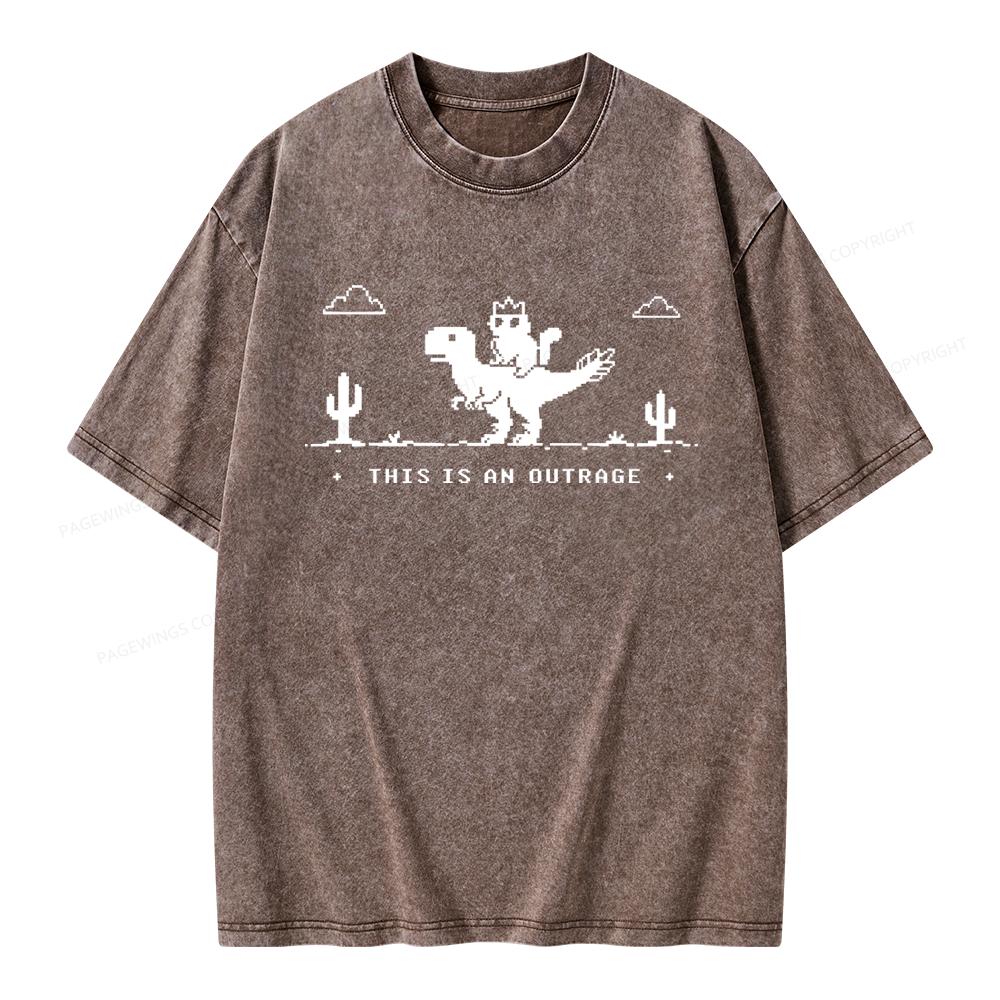 Pagewing Sci Fi Books Lover Unisex Washed T-shirt