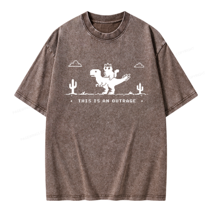 Pagewing Sci Fi Books Lover Unisex Washed T-shirt