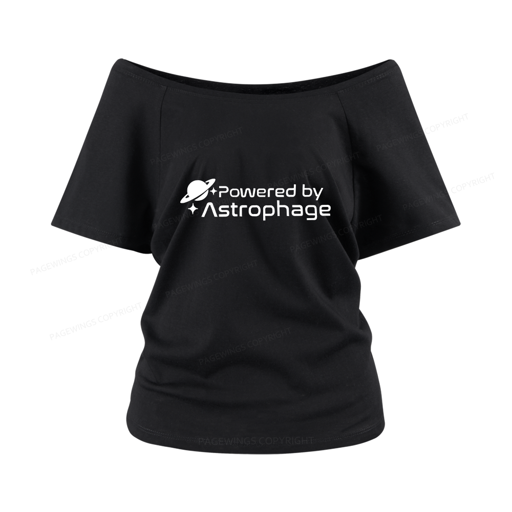 Pagewings Science Fiction Lover Women Off Shoulder T-shirts