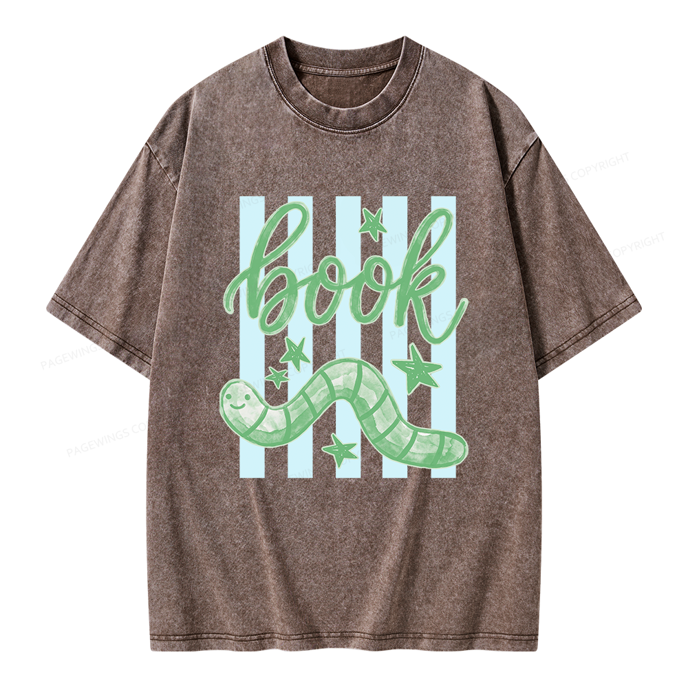 Pagewing Book Lovers Unisex Washed T-shirt