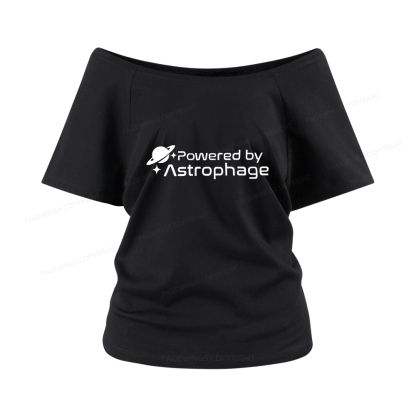 Pagewings Science Fiction Lover Women Off Shoulder T-shirts