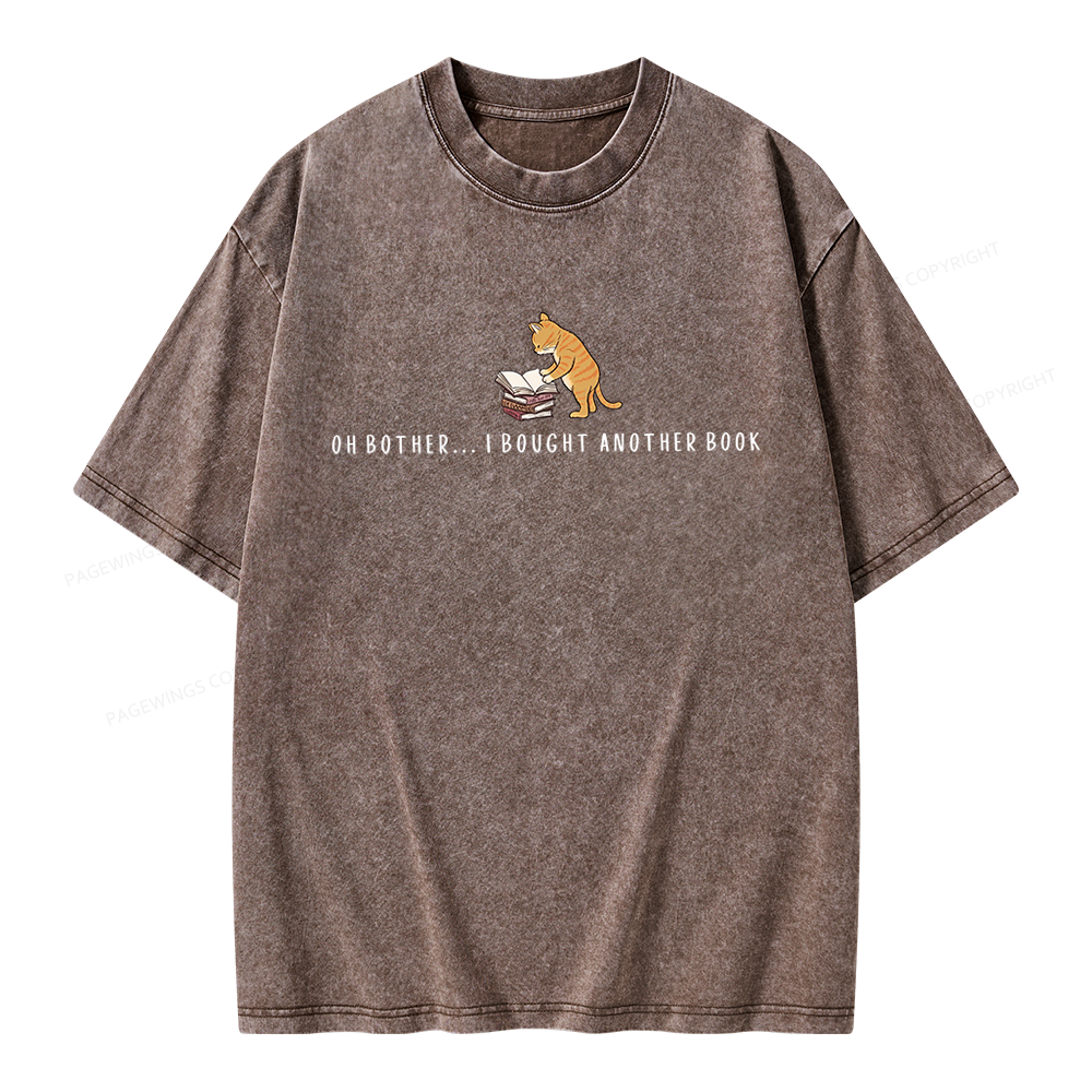Pagewings Funny Book Unisex Washed T-shirt
