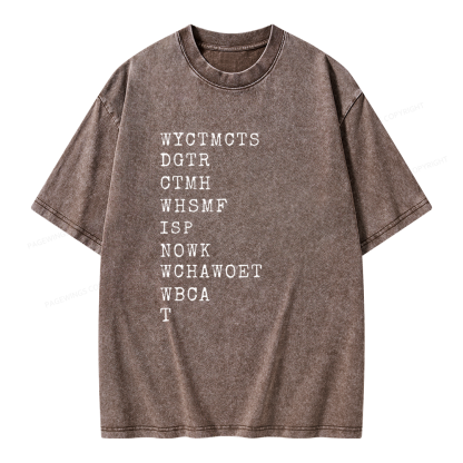 Pagewings Will You Come To My Cottage This Summer Unisex Washed T-shirt