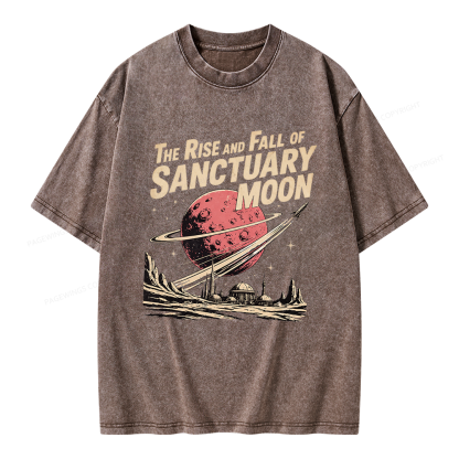 Pagewing Sanctuary Moon Unisex Washed T-shirt