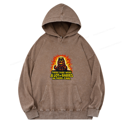 Pagewings A Lot Of Babies In There15452 Book Unisex Washed Hoodie
