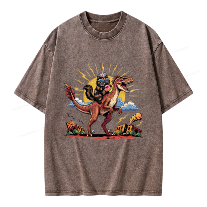 Pagewings Sci Fi Bookish Unisex Washed T-shirt