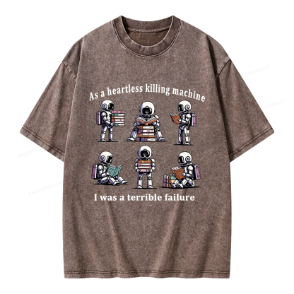 Pagewings Sci Fi Bookish Unisex Washed T-shirt