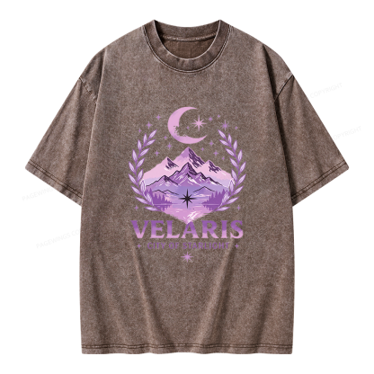 Pagewings Fantasy Book Lover Unisex Washed T-shirt
