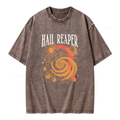 Pagewings Sci‑Fi Nerd Unisex Washed T-shirt