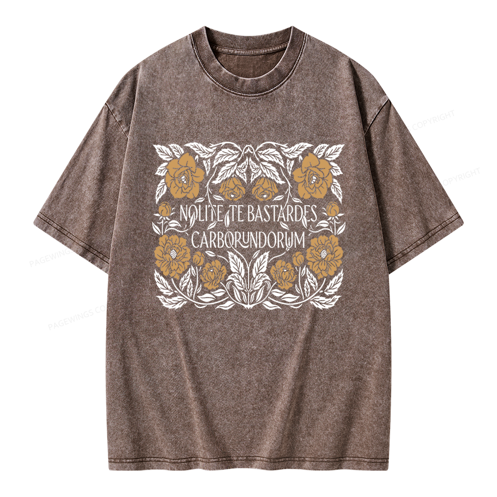 Pagewings Dystopian Book Lovers Unisex Washed T-shirt