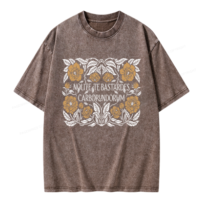 Pagewings Dystopian Book Lovers Unisex Washed T-shirt