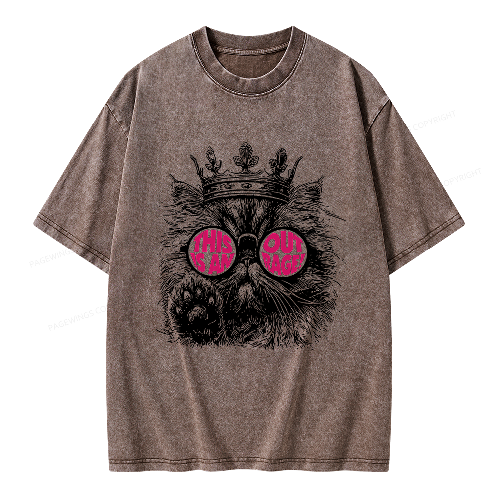 Pagewings Sci-Fi Book Lover Unisex Washed T-shirt