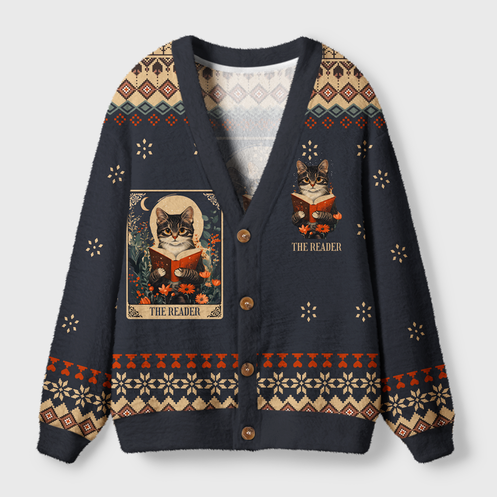 Pagewings The Reader Light Knit Unisex Cardigan Sweaters