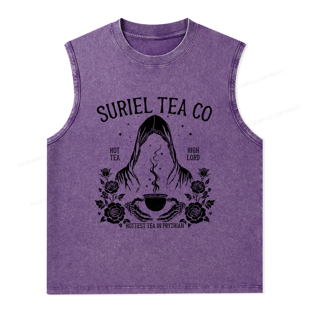 Pagewings Fantasy Reader Unisex Washed Tank Top