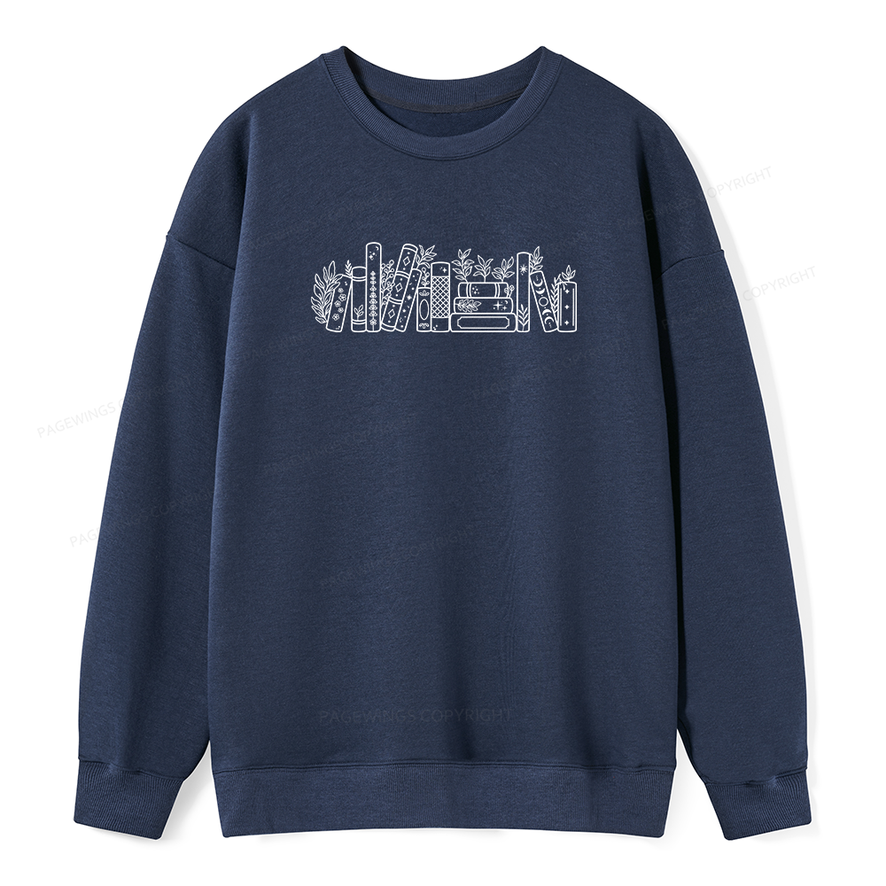 Pagewings No Such Thing As Too Many Books Unisex Classic Sweatshirt