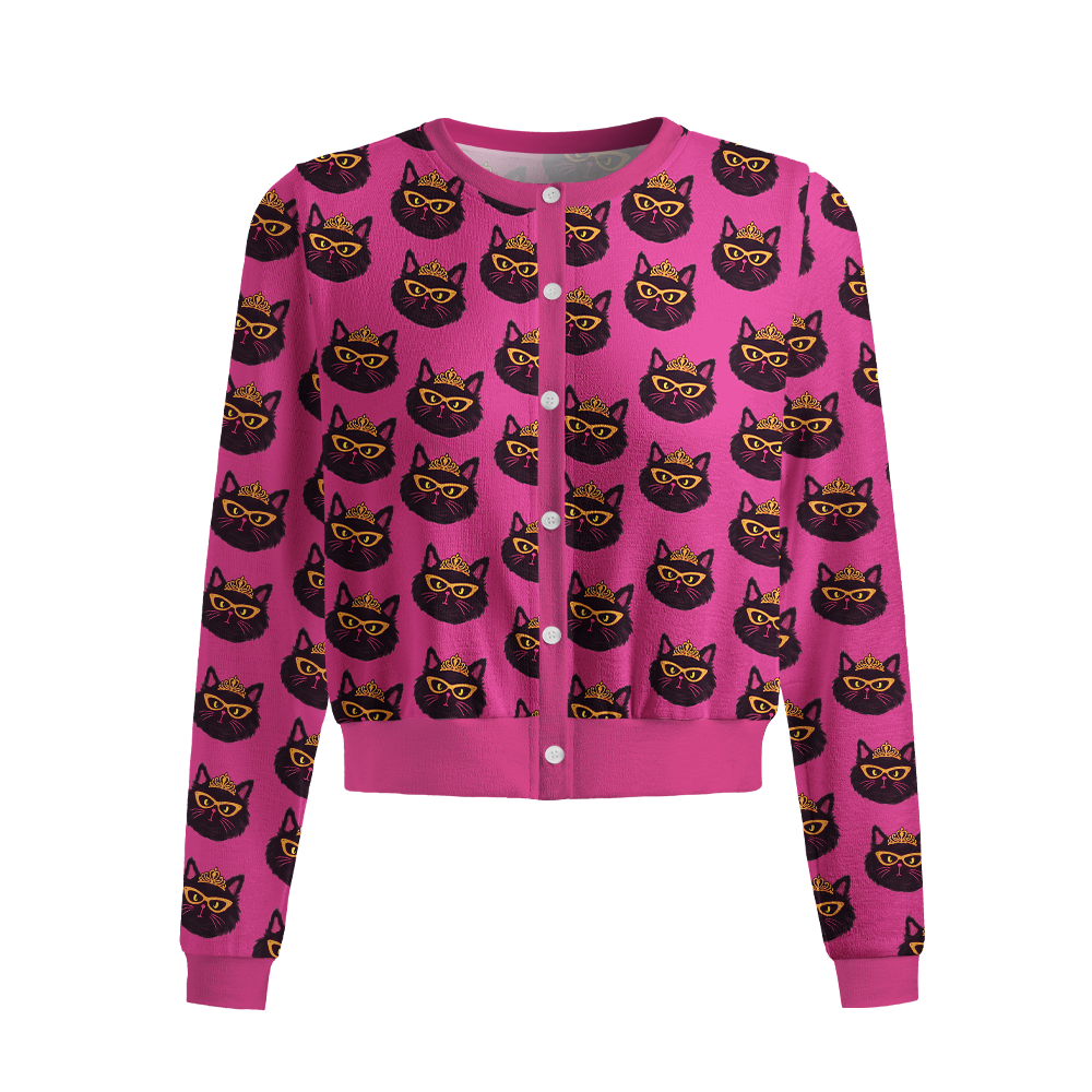 Pagewings Sci Fi Book Lover Crew Neck Cardigan Sweaters