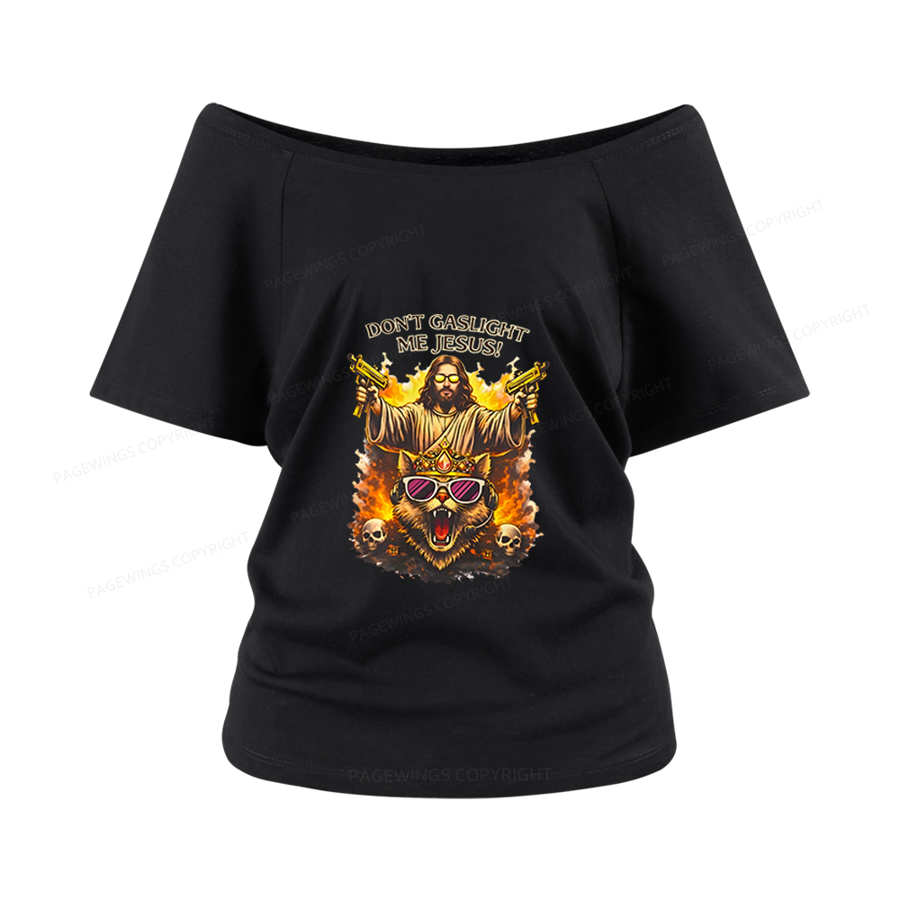 Pagewings Sci‑Fi Nerd Women Off Shoulder T-shirts