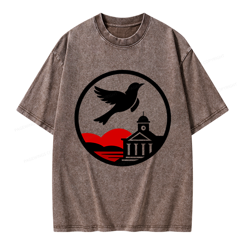 Pagewings Literature Lovers Unisex Washed T-shirt