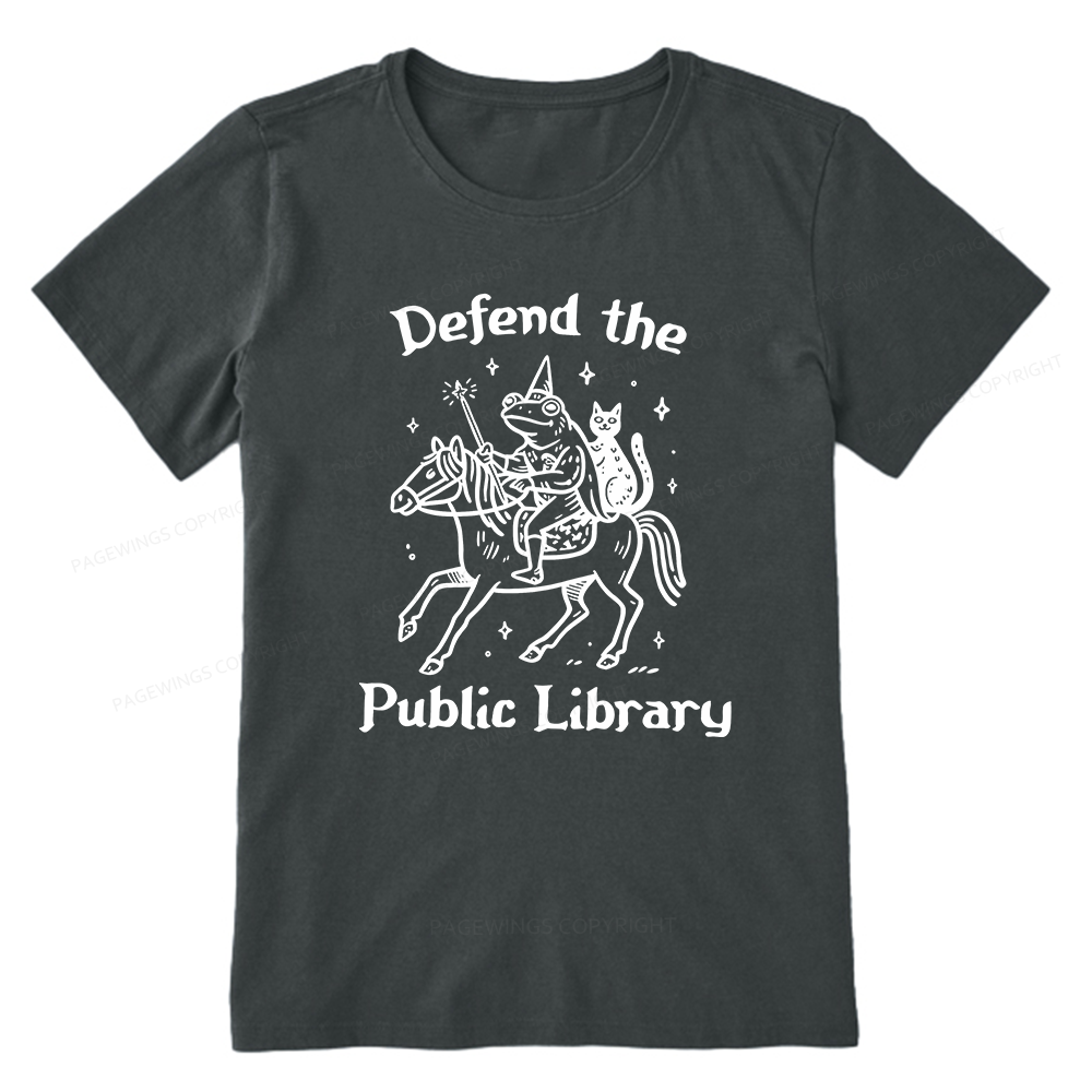 Pagewings Defend the Public Library Unisex Classic T-shirt