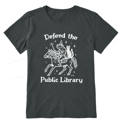 Pagewings Defend the Public Library Unisex Classic T-shirt