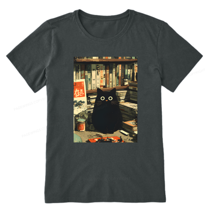 Pagewings Cat Book Lovers Librarian Unisex Classic T-shirt