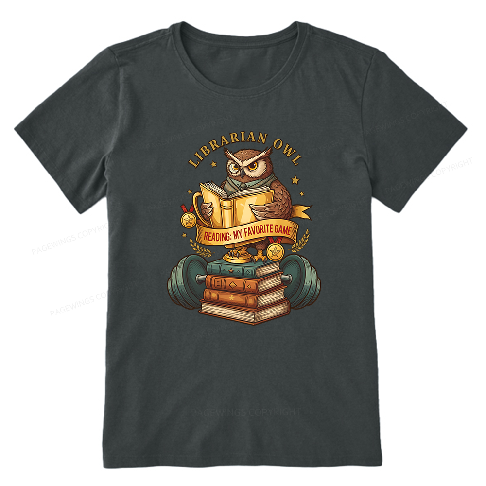 Pagewings Librarian Owl Unisex Classic T-shirt
