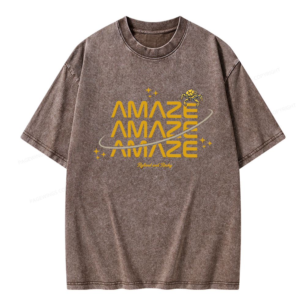 Pagewings Sci-Fi Book Lover Unisex Washed T-shirt