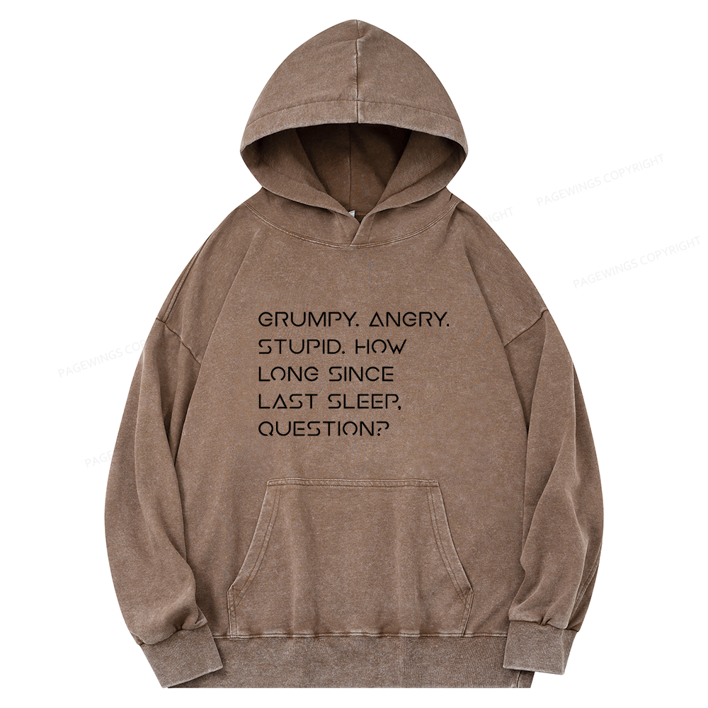 Pagewings Sci-Fi Unisex Washed Hoodie