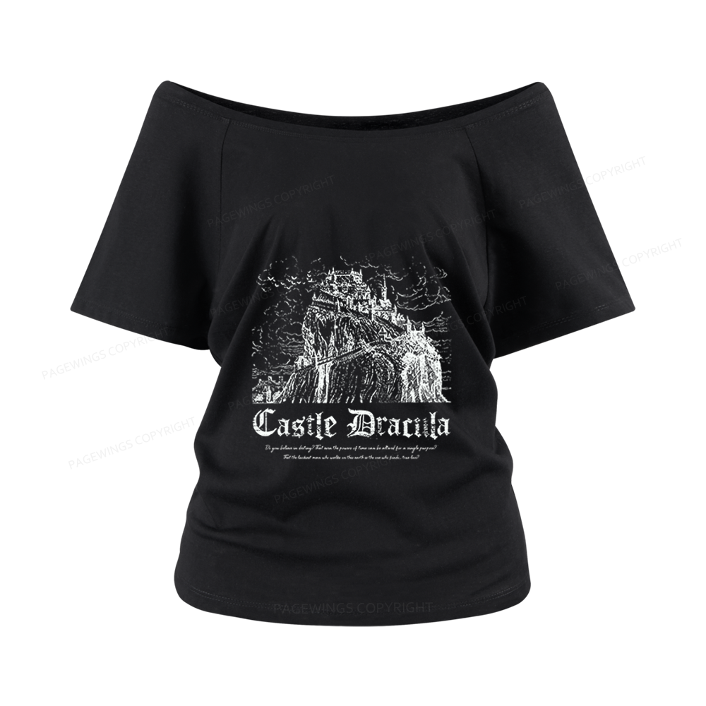 Pagewings Dark Romance Bookish Women Off Shoulder T-shirts