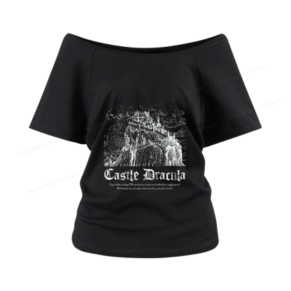 Pagewings Dark Romance Bookish Women Off Shoulder T-shirts