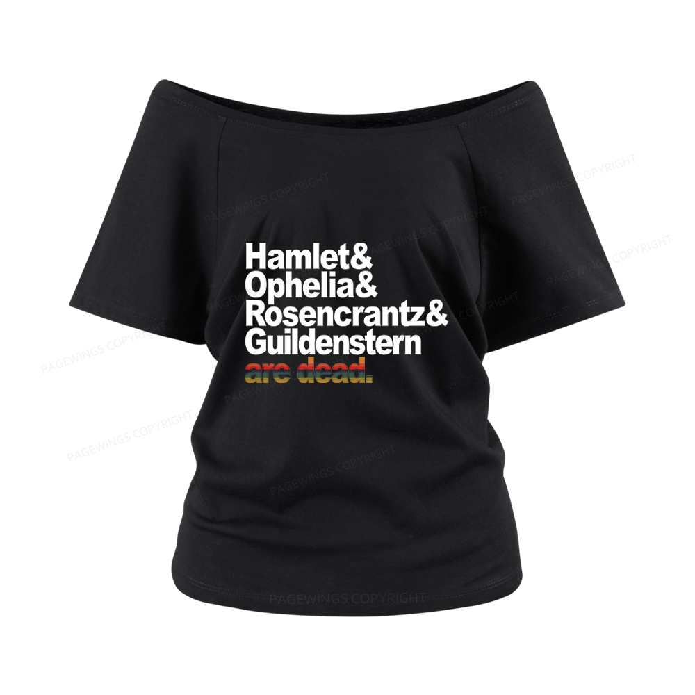 Pagewings Drama lovers Women Off Shoulder T-shirts