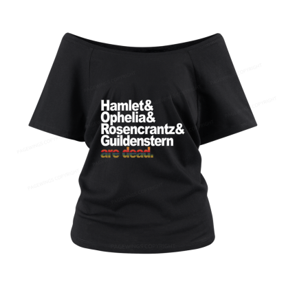 Pagewings Drama lovers Women Off Shoulder T-shirts