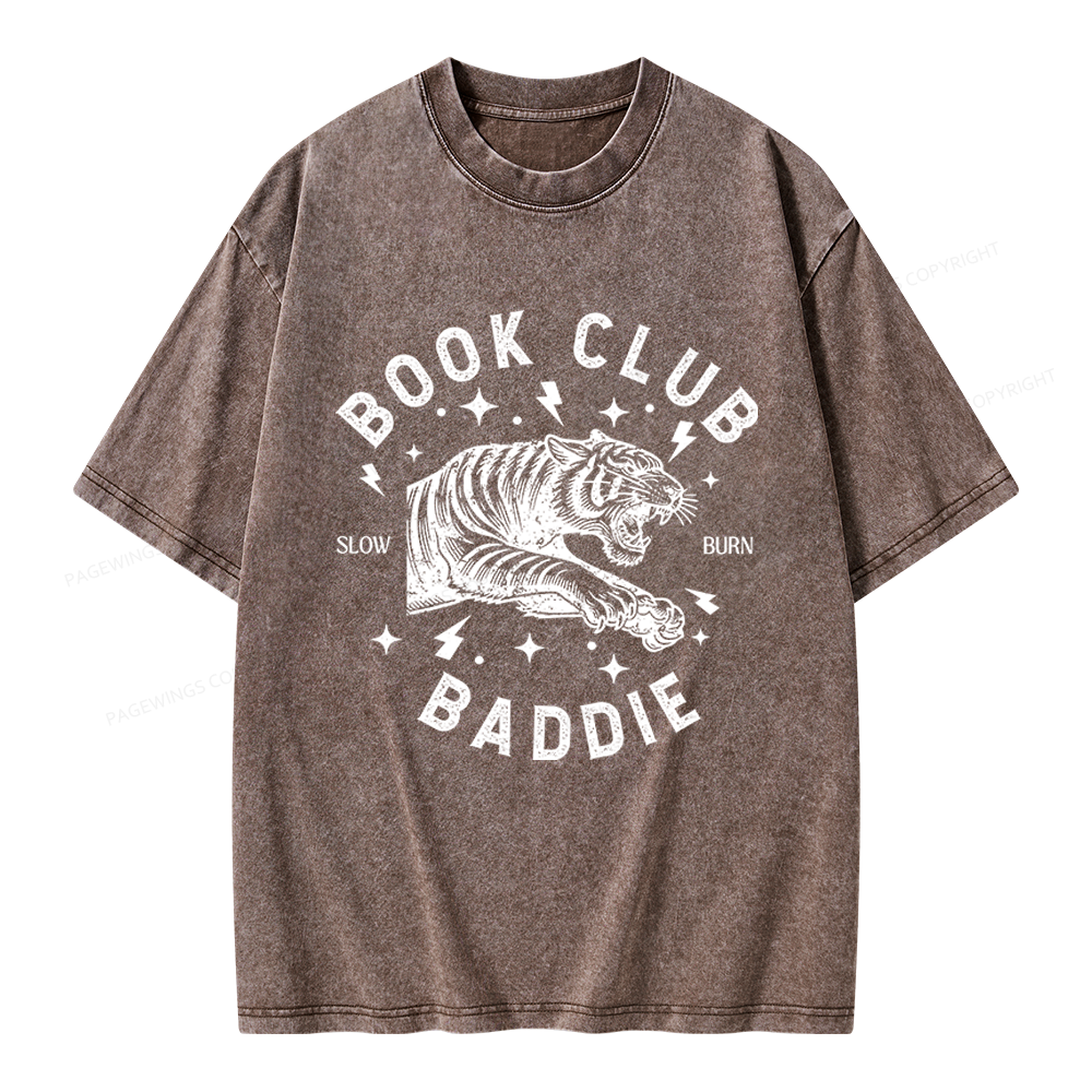 Pagewings Book Club Unisex Washed T-shirt