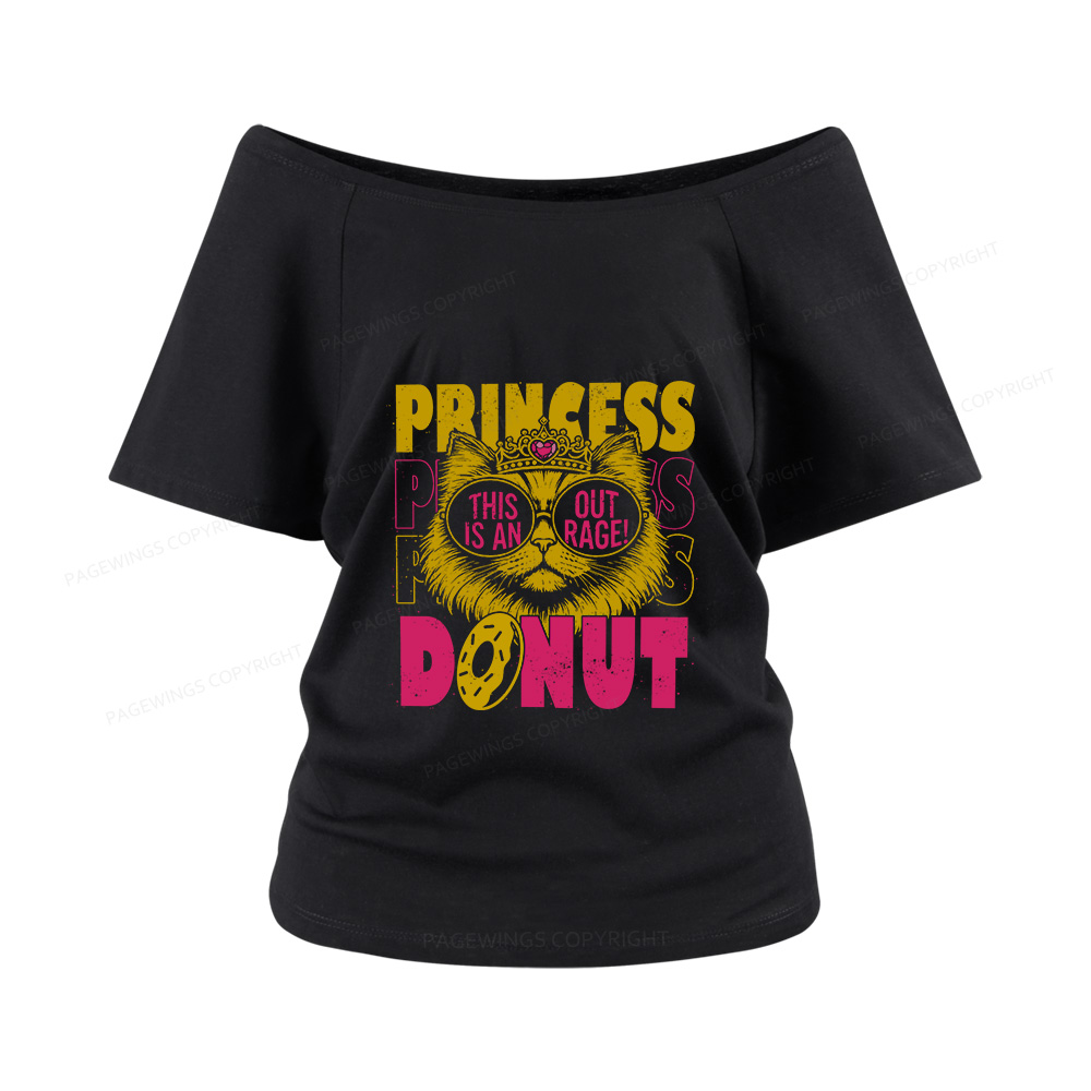 Pagewings This Is An Outrage Women Off Shoulder T-shirts
