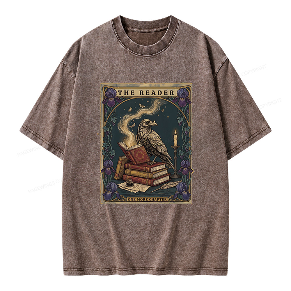 Pagewings One More Chapter Unisex Washed T-shirt