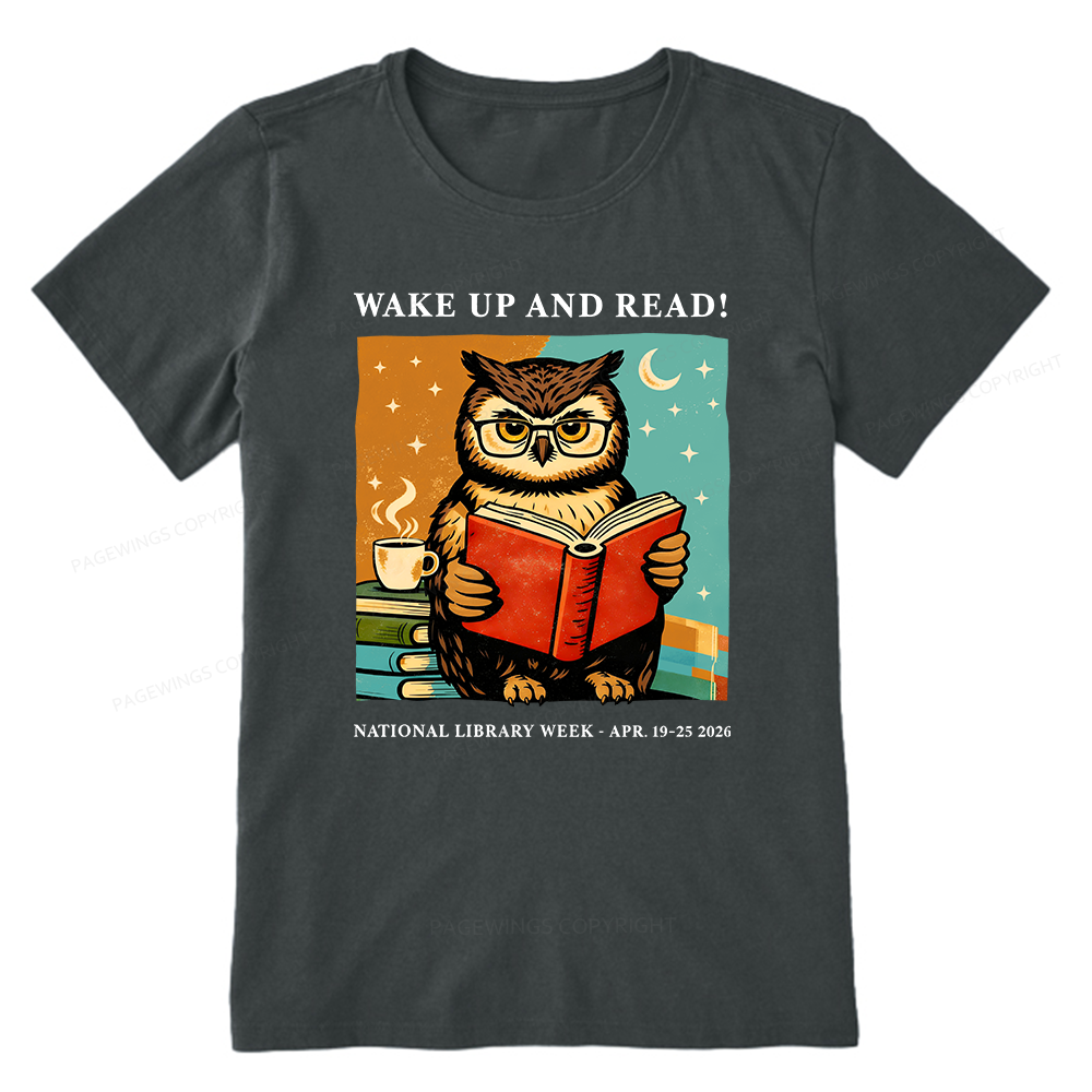 Pagewings Wake Up And Read Unisex Classic T-shirt