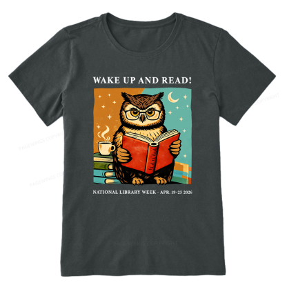 Pagewings Wake Up And Read Unisex Classic T-shirt