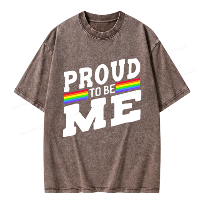 Pagewings Proud to Read Unisex Washed T-shirt