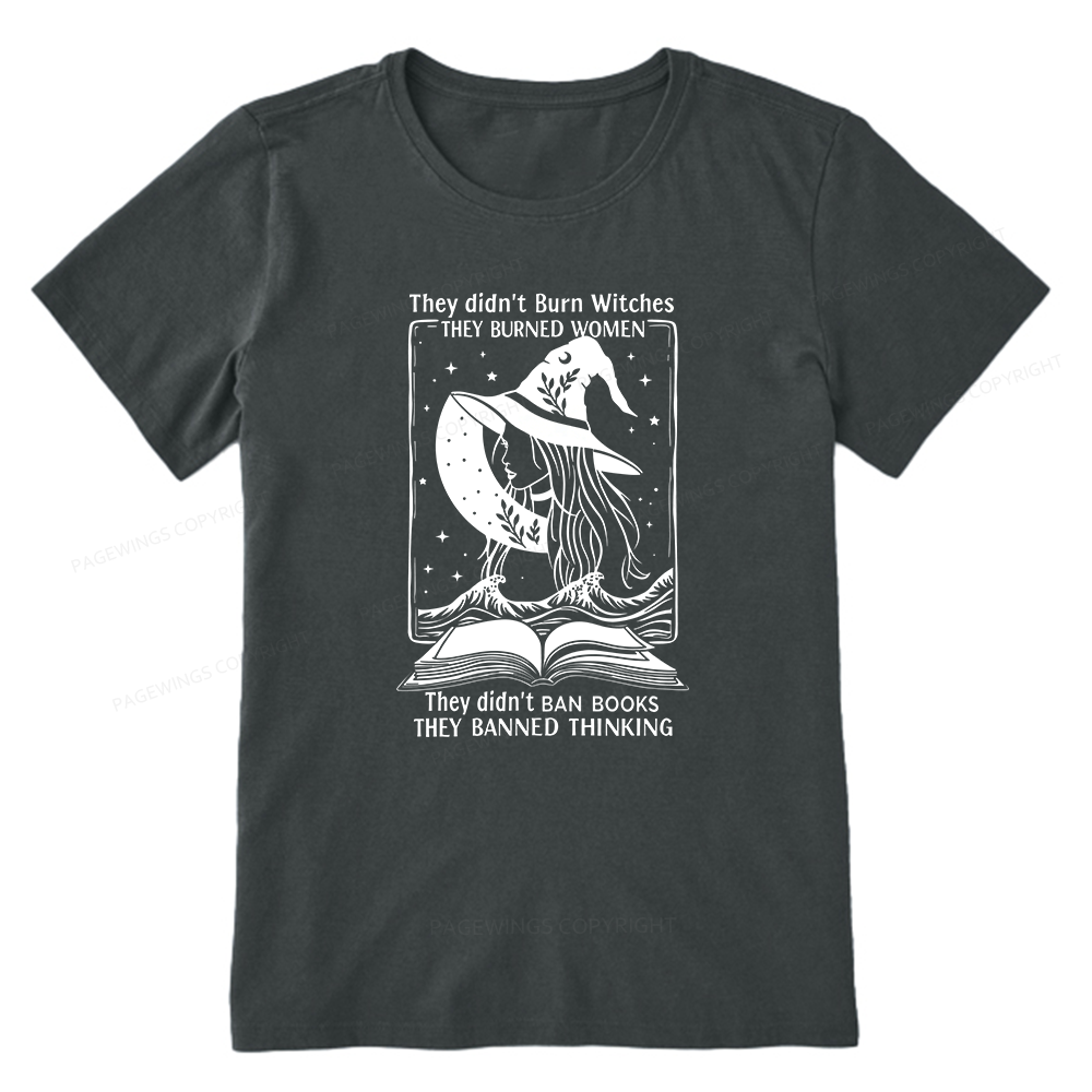 Pagewings They Banned Thinking Unisex Classic T-shirt