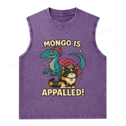 Pagewings Mongo Is Appalled Unisex Washed Tank Top