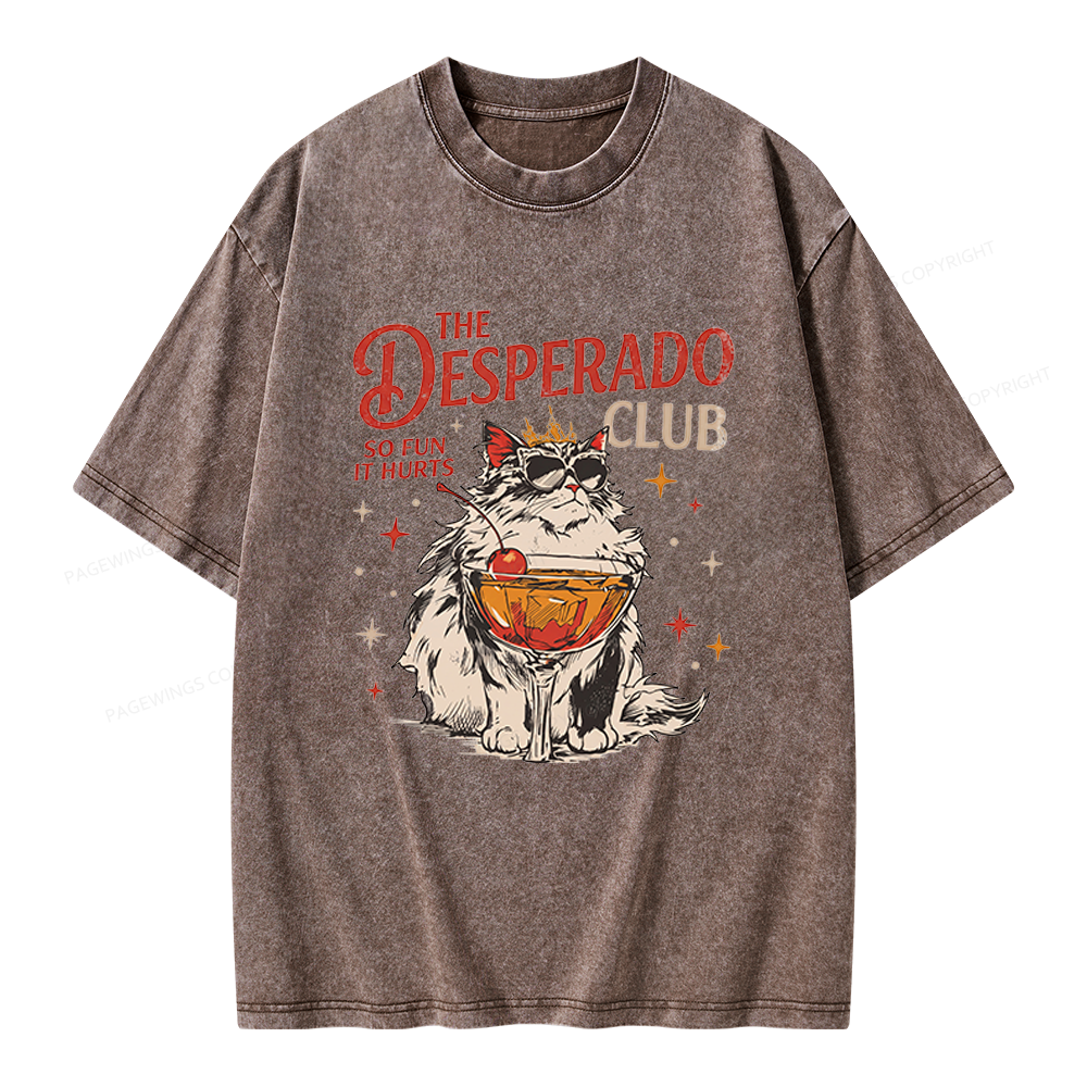 Pagewings Desperado Club Unisex Washed T-shirt