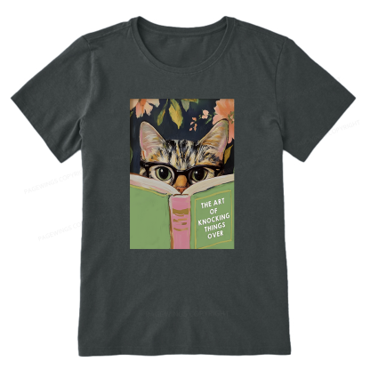 Pagewings Cat Reading Unisex Classic T-shirt