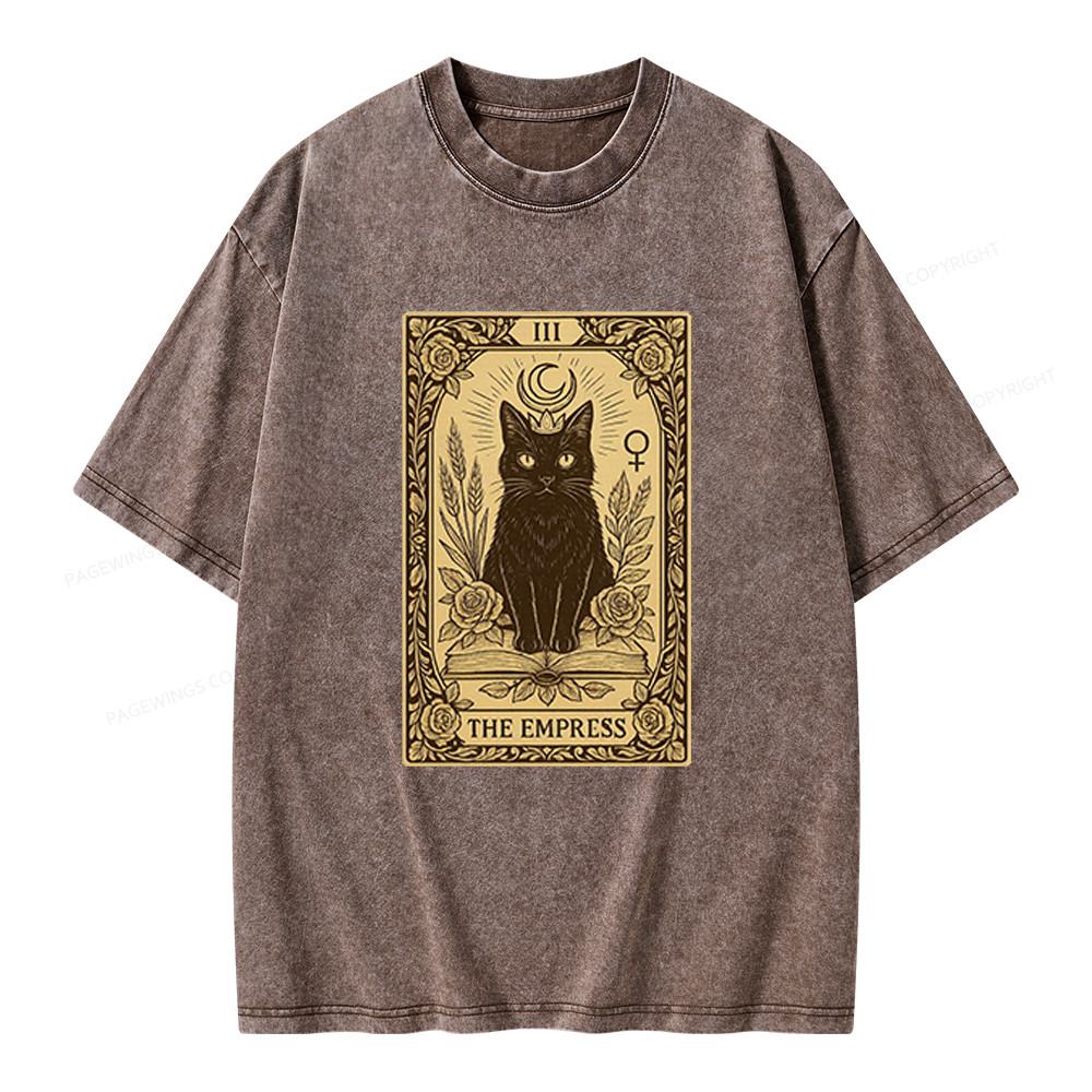 Pagewings The Empress Unisex Washed T-shirt
