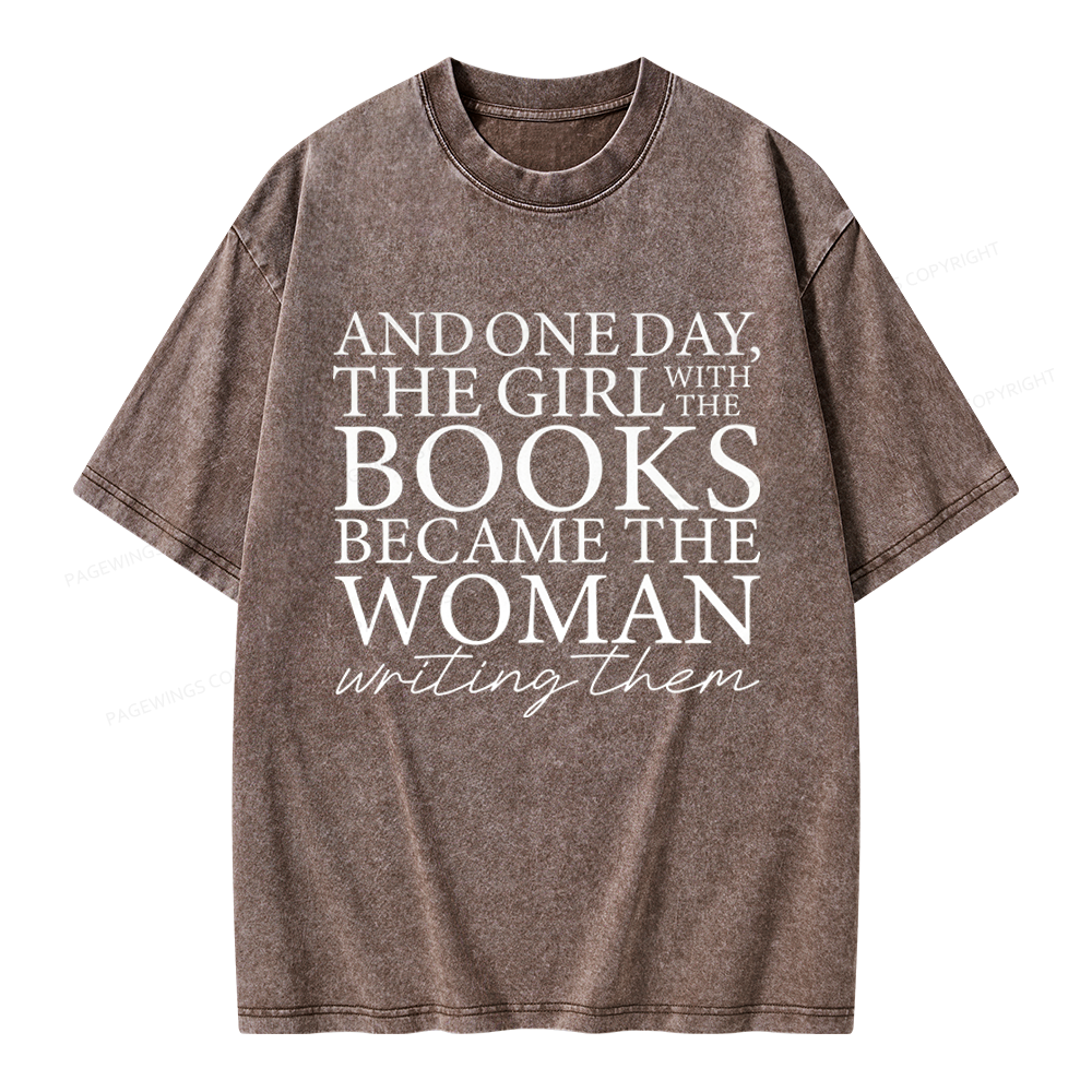 Pagewings Book Lover Unisex Washed T-shirt
