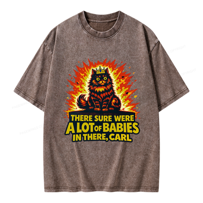 Pagewings A Lot Of Babies In There Unisex Washed T-shirt