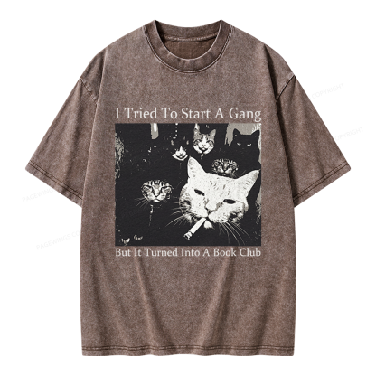 Pagewings Book Club Unisex Washed T-shirt